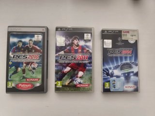 Lote 3 Videojuegos PSP: PES 2010, 2011, 2014