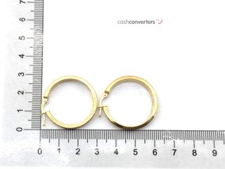 argollas oro 18k