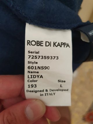 Chaqueta azul Robe di Kappa talla L