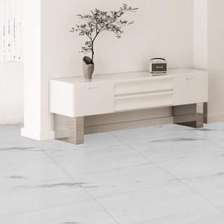 Azulejos de Vinilo Autoadhesivos 390 x 23.6 pulgadas, 1.5mm de Grosor, Peel & Stick, Textura de Mármol Blanco, Suelo DIY para Cocina, Comedor, Dormitorios y Baños, Fácil para Decoración del Hogar