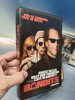 cintas VHS, 10 películas, especial Bruce willis