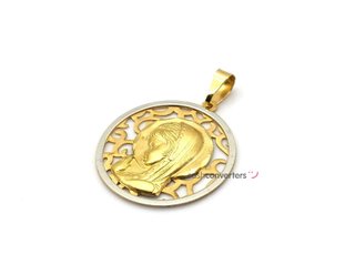 medalla oro 18k