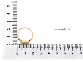sello oro 18k con piedra con circonita t. 18 (18,47 mm)