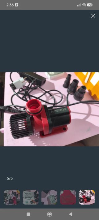 Bomba agua 6000l/h