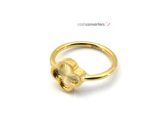 sortija oro 18k con circonita
