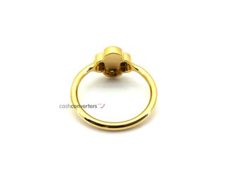 sortija oro 18k con circonita