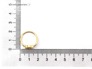 sortija oro 18k con circonita