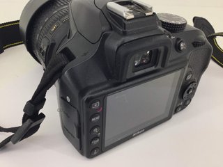 camara digital reflex nikon d3400+18-105mm f/3.5-5.6g ed vr af-s dx