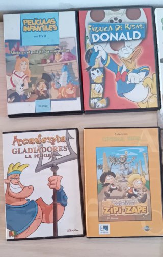 Lote 12 Películas DVD Cine Infantil y Disney
