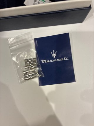 Reloj Maserati Negro y Plateado