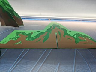 Decorazione per modelli, treni in scala, montagne e tunnel