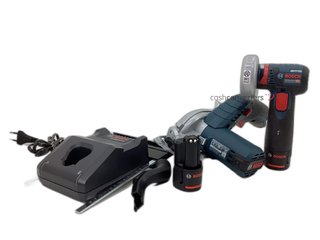 kit herramientas variadas bosch gws 12v-76 + gks 12v-26
