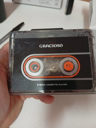 Reproductor Cassette Recargable Bluetooth AM/FM