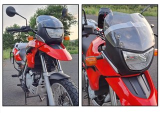 BMW F 650 GS Roja y Plata