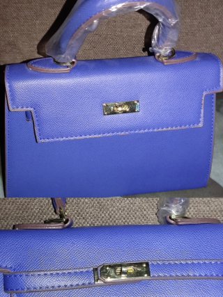 Set de 2 bolsos: azul y negro