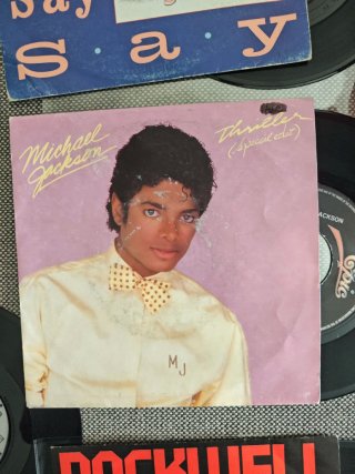 Michael Jackson lote 5 discos single vinilo 45 rpm