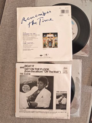 Michael Jackson lote 5 discos single vinilo 45 rpm