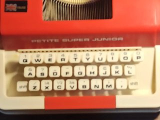Máquina de escribir Petite Súper Junior Roja