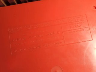 Máquina de escribir Petite Súper Junior Roja