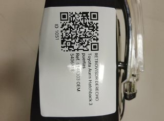 1051 retrovisor derecho 5406818 toyota auris