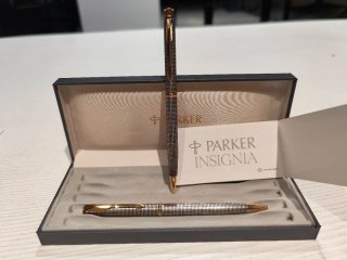 Parker Insignia Bolígrafo+Portaminas+caja+papeles