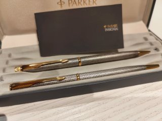 Parker Insignia Bolígrafo+Portaminas+caja+papeles