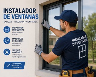 Instalador de Ventanas Profesional