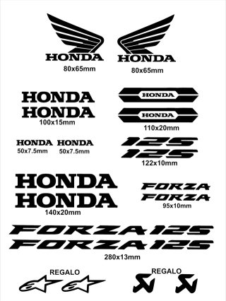 Pegatinas Honda Forza 125