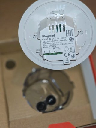 Sensor Movimiento Techo Legrand PIR 0488 07