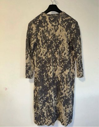 Cardigan lungo ZARA laminato oro/nero - Taglia M