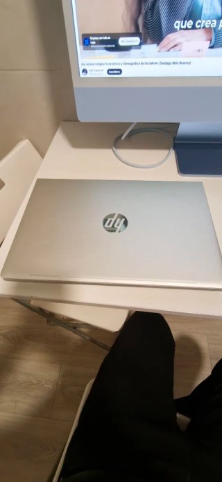 Portátil HP Plata y Negro