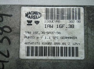Fiat iaw16f3b centralita motor punto berl. 681317