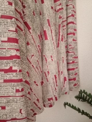 Falda estampada mujer