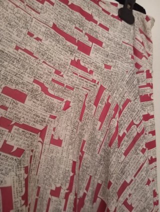 Falda estampada mujer