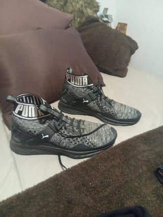 Tenis Puma Hombre Negro/Gris