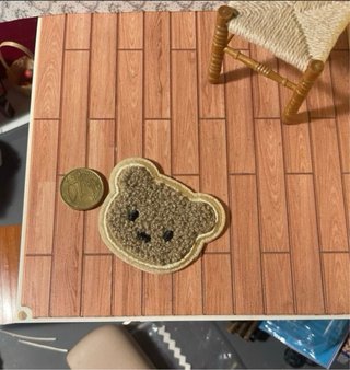 Tappeto orsetto per casa delle bambole