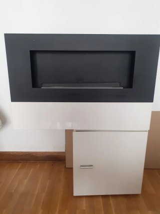 Chimenea Bioetanol Nueva Si n usar solo de adorno