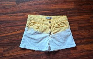 Pantalón corto vaquero teñido 9/10 años