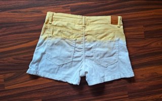 Pantalón corto vaquero teñido 9/10 años