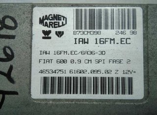 Fiat iaw16fmec centralita motor seicento 682584