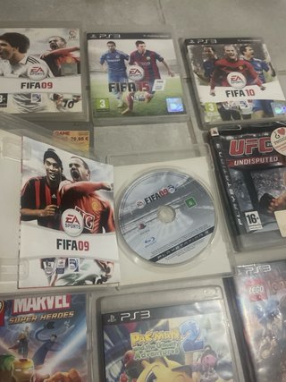 Confezione 12 Giochi PS3: FIFA, PES, LEGO, UFC, TMNT