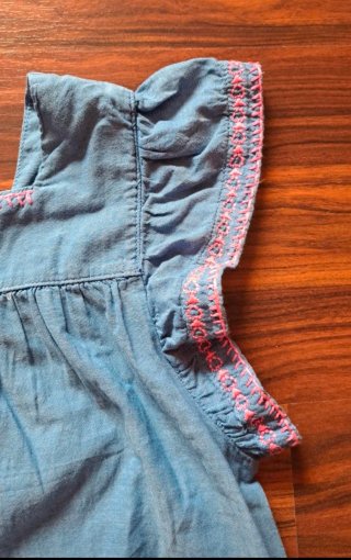 Vestido azul verano 9-10 años