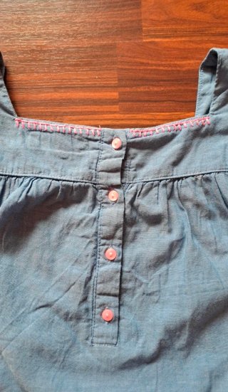 Vestido azul verano 9-10 años