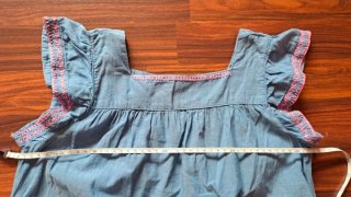 Vestido azul verano 9-10 años