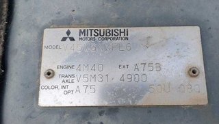 Mitsubishi 394309 airbag delantero derecho montero