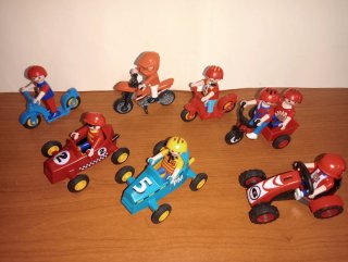 Playmobil-Lote Niños con vehículos Ciudad.