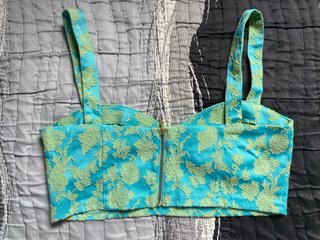 Top floral Suiteblanco