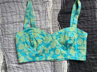 Top floral Suiteblanco