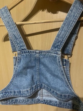 Peto vaquero Zara Talla S