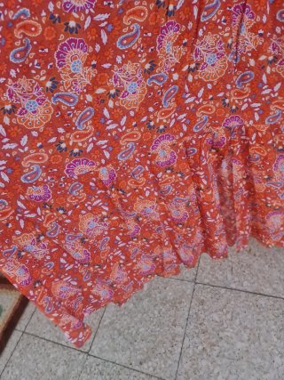 Vestido largo estampado Kiabi